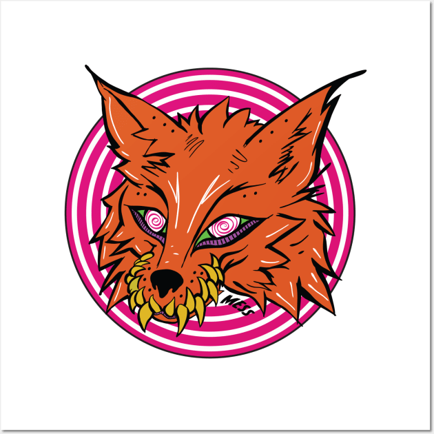 Stir Crazy Fox Wall Art by Mess By Design 